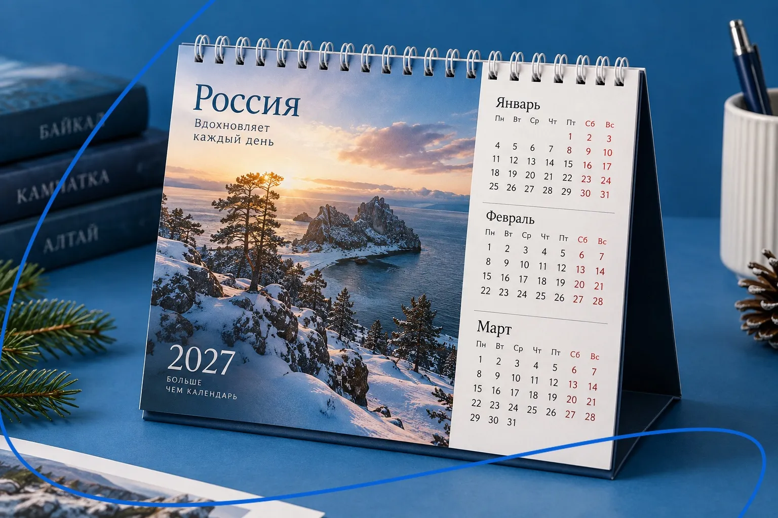 Календари настольные домиком 3